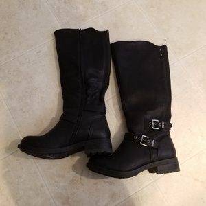 Womens Black Riding Boots